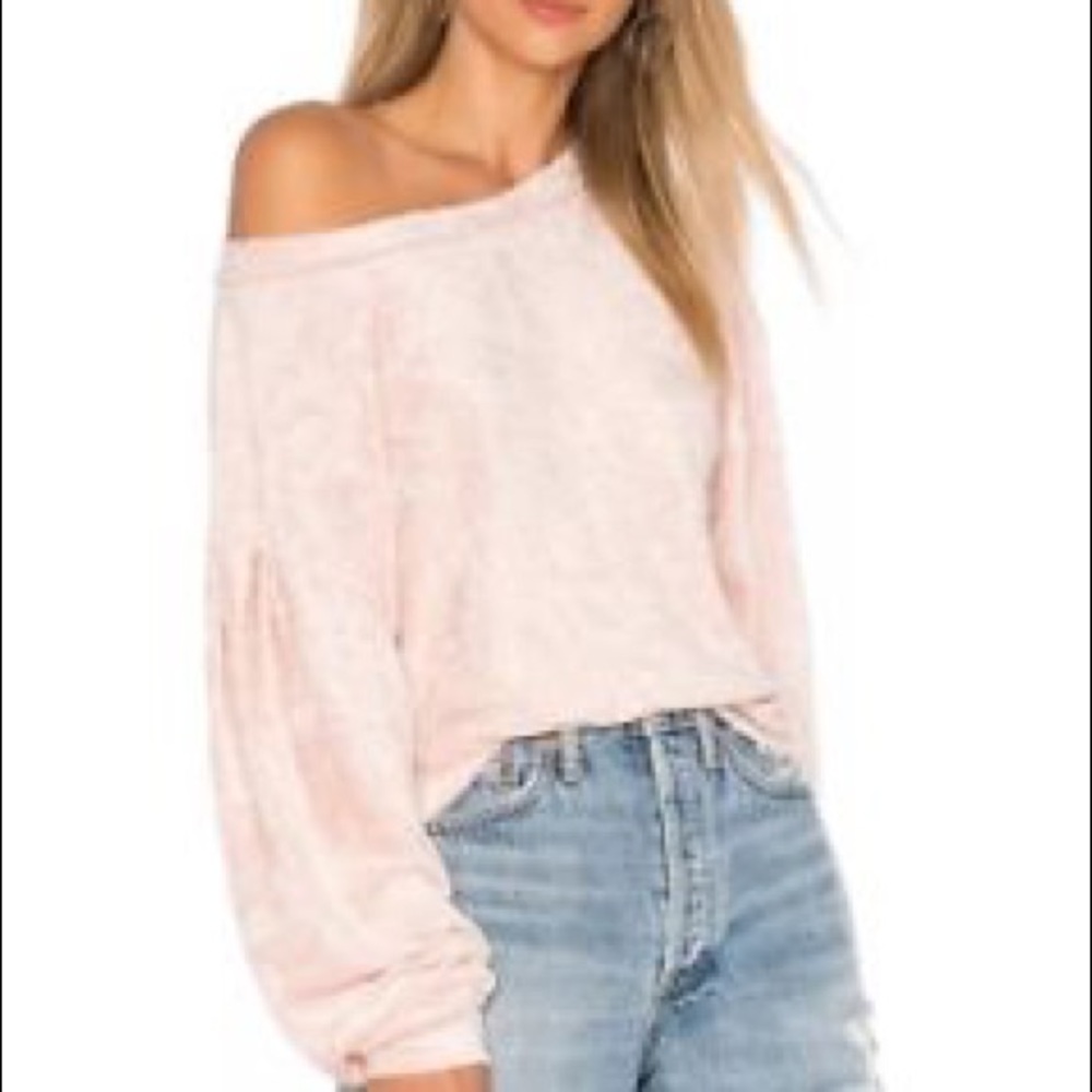Free people pink Dolman top
